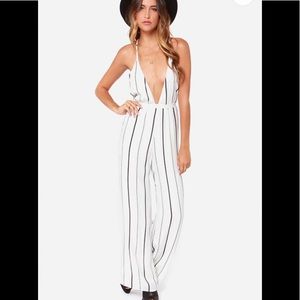 Faithfull the Brand Shutterbabe  Striped Jumpsuit
